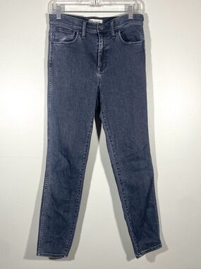 Madewell 10” High Riser Skinny Skinny Jeans Size 29 Dark Wash Stretch Denim